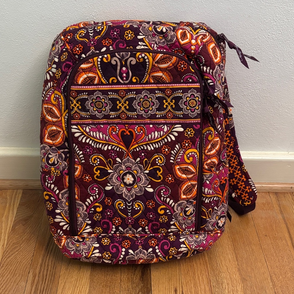 Vera Bradley Laptop Backpack in Safari Sunset